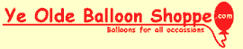 Ye Olde Balloon Shoppe: an example company logo