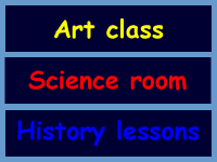 a representation of a menu using images