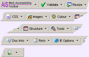 Accessibility toolbar